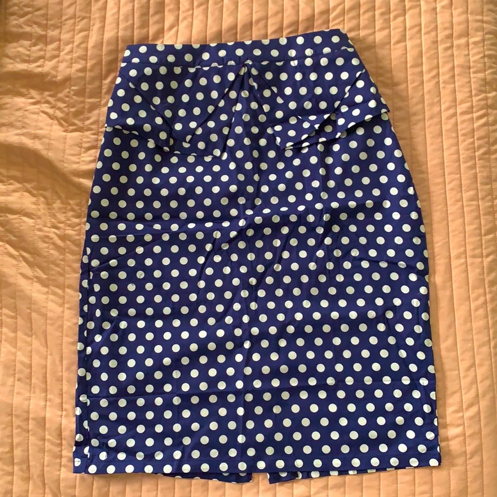 Grace Karin Vintage Polka Dot Pencil Skirt